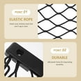 thumbnail image 4 of TAILTOSS Trunk Organizers And Storage Automotive Mesh Pocket Black ABS For RV Owners 1Set, 4 of 7