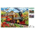 thumbnail image 5 of MasterPieces 1000 Piece Train Jigsaw Puzzle - Frontier Rails Wild West Adventure, 5 of 6