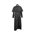 thumbnail image 1 of Faithtur Halloween Priest Costume for Men Vintage Medieval Clergy Robe Belt Cross Set Cosplay Clothes, 1 of 7