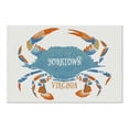 thumbnail image 2 of Yorktown, Virginia, Blue Crab, Watercolor (19x27 inches, Premium 500 Piece Jigsaw Puzzle for Adults and Family, Made in USA), 2 of 4