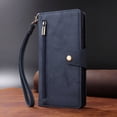 thumbnail image 5 of 1pc Luxury PU Leather Wallet Case with Card Slots and Kickstand for Samsung Galaxy S8 Plus/S8 Note 20 Ultra/20 Note 10 Pro/10/9 A91 A81 A71 A51 A41 A31 A21 A11 A21S - Secure Button, 5 of 5