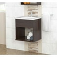 thumbnail image 2 of Inval Vanité de Salle de Bain Espresso Moderne avec Lavabo, 2 of 8
