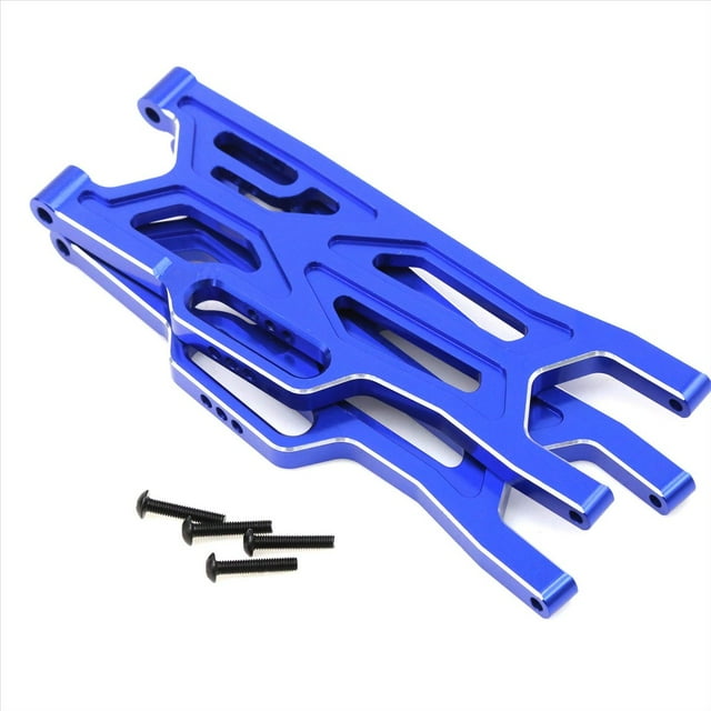 de SuspensióN Delantera de Metal, Brazo Oscilante ARA330711 para Arrma 1/10 KRATON 4S V2 RC, Piezas de ActualizacióN de Coche Azul