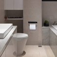 thumbnail image 5 of Toilet Paper Holder, Toilet Paper Holder, Easy Installation Roll Holder for Bathroom, Kitchen (Black), 5 of 5
