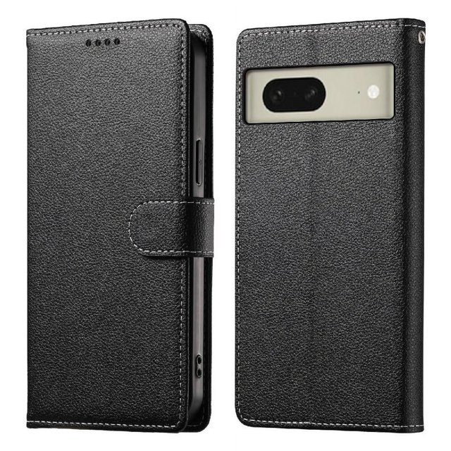Étui pour FOXDOCK Google Pixel 8, Étui Portefeuille – Cuir de Qualité Supérieure, 3 Fentes pour Cartes, Protection Antichoc