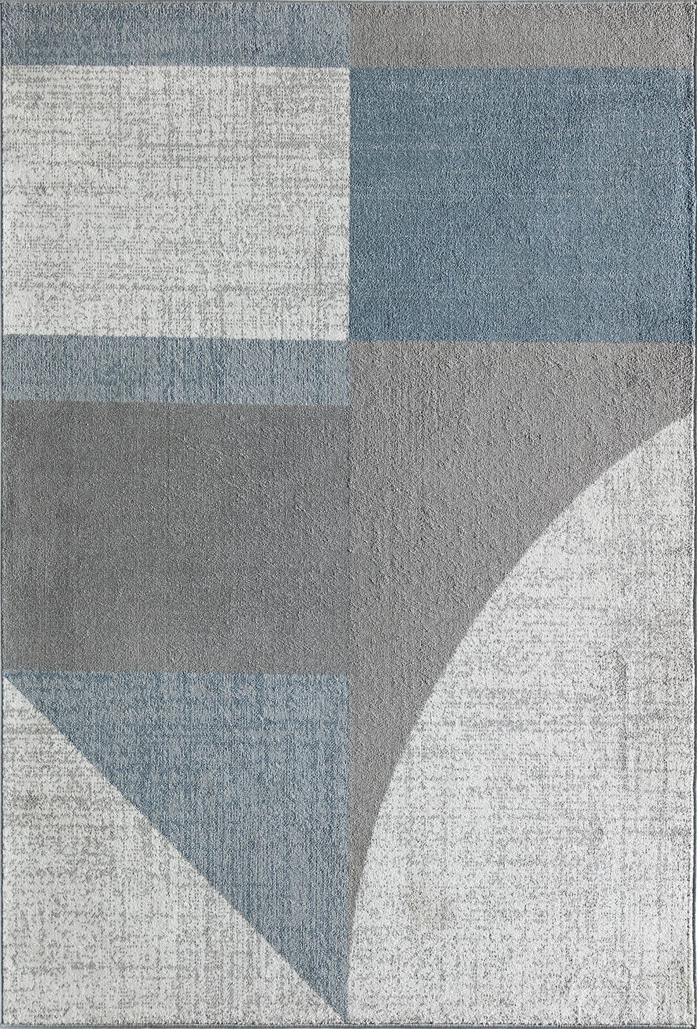 Rugs America Amabella IV70A Nature Essentials Abstract Vintage White Area Rug, 2'6" x 8'