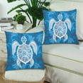 thumbnail image 2 of MKHERT Sea Turtle Throw Pillowcase Pillow Cover Cushion Couver 18x18 inch, Set of 2, 2 of 2