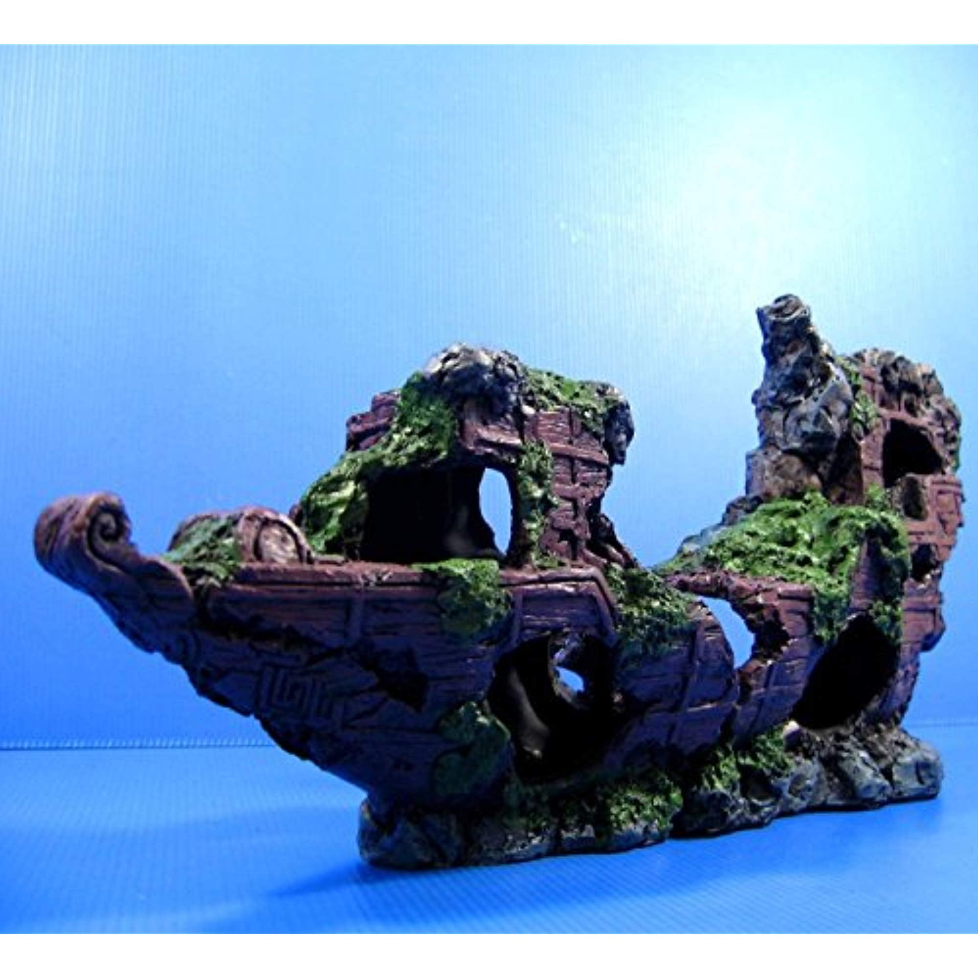 sunken ship aquarium decoration