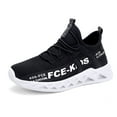 thumbnail image 2 of Kids Sneakers for Boys Girls Running Tennis Shoes Lightweight Breathable Sport Athletic for Little Kid/Big Kid Black White, 2 of 5