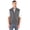 Grey, variant on Apparel 9386 Men's Seaport Full Zip Performance Vest-Black-XL