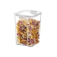 thumbnail image 2 of Agiferg Divers Grains Orge Nouilles Bocal de Rangement Noix Bonbons Bocal de Rangement Sec Carré Transparent Boucle Bocal de Rangement Sec, 2 of 4