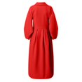 thumbnail image 4 of Vedolay Womens Winter Jacket Casual Winter Open Front Jacket Coat Red,S, 4 of 5