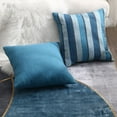 thumbnail image 4 of Farmhouse Buffalo Check Plaid Stripe Throw Pillow Covers Square Cushion Case Polyester Linen Home Decor, 18 x 18 Inches, 4 of 4
