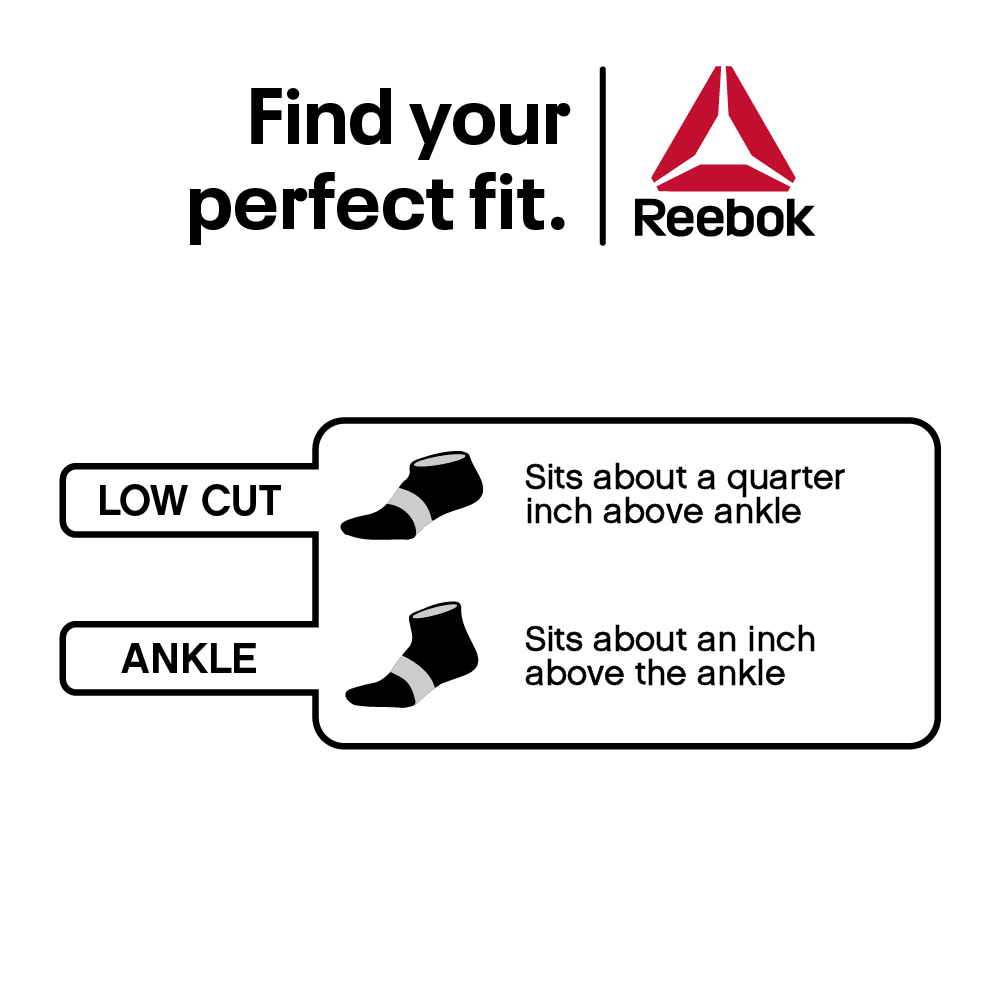 Reebok Girls Pros Series Ankle Socks, 6-Pack - image 6 of 9