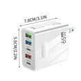 thumbnail image 3 of Usb Wall Charger with 4 Ports, 36w Fast Charging Block with Pd & Qc3.0 Support, 5v3.1a Multi-port Adapter for Phones & Tablets, Compact Travel Charger for Home, Office & Car Use,Vsgery, 3 of 5