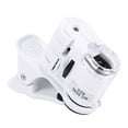 thumbnail image 2 of Universal 60X Teléfono Móvil Lente De Microscopio Zoom Micro Cámara Clip Con Luz Led Lente De Teléfono Monstrate EL013589-00, 2 of 5