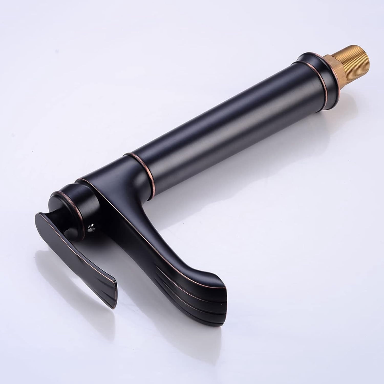 Vintage Bathroom Faucet Black, Single Handle Bathroom Sink Faucet, Cold Hot Mixer Vintage Vanity Tap, Bathroom Faucet Antique Brass, High