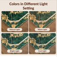thumbnail image 7 of Design&I 8'x10' Washable Area Rug Extra Large Skid-Resistant Low Profile Round Vintage Veined Ornate Scroll Swirl Abstract Center Minimalist for Living Room, Family, 7 of 7