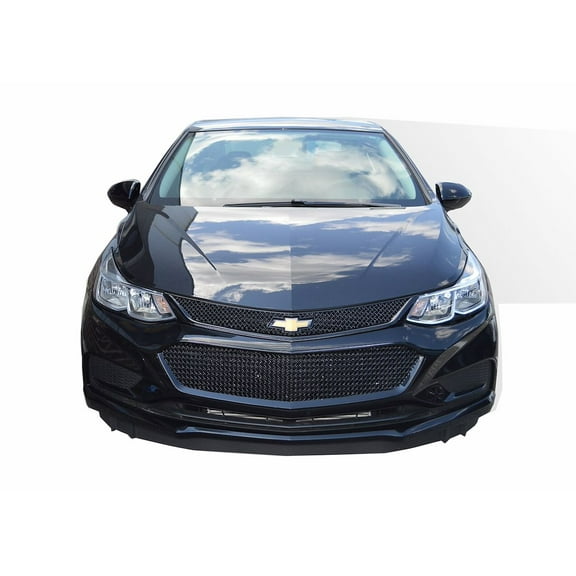 TFP 69376GIB Grille Insert Overlay 1 Piece Black Gloss ABS Plastic