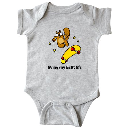 

Inktastic living my best life Gift Baby Boy or Baby Girl Bodysuit