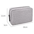 thumbnail image 4 of Digital accessories storage bag Mouse data cable U-drive Mobile power protection bag pink, 4 of 4