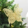 thumbnail image 2 of 6 Christmas Butterfly Ornaments 7x7cm Quality for Christmas Tree, 2 of 2