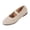 White_011, variant on Domuza Women's Mary Jane Flat Shoes with Elastic Strap, Soft Faux Suede Slip On Casual Walking Flats, Comfortable Low Profile Everyday Footwear for Work Office Daily Wear Hot Pink 8.5（EU-41）