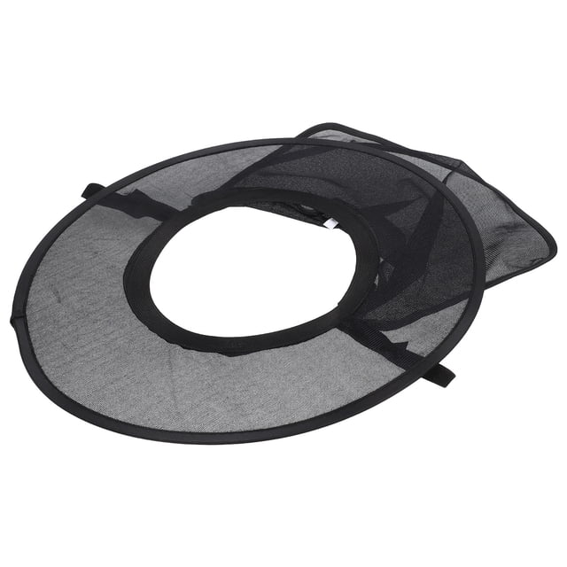 FOLOYORI Protector Solar Para Sombrero De Trabajo Con Amplia Y Borde Reflectante Para Uso Exterior Negro