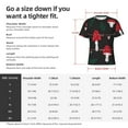 thumbnail image 4 of Naloa Amanita Mushroom Men's T-Shirt Sport T-shirt Men's Basic Tee Casual Men's Shirt, Round Neck, Short Sleeves - X-Large, 4 of 5