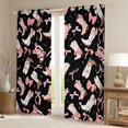 thumbnail image 2 of Feelyou Cute Bowknot Boot Curtains Pack of 2 (42x84 Each) for Girl, Western Cowgirl Princess Curtains Blackout, Fairy Tale Style Bedroom Curtains, Window Curtains Decor, 2 of 6