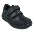 thumbnail image 2 of Zapato Escolar Audaz De Piel Negro Niño Casual, 2 of 5
