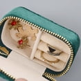thumbnail image 4 of 1PC Velvet Tassel Jewelry Mini Velvet Ring Box Exquisite Jewelry Box Showcasing Advanced Design Daily Gift Packaging Jewelry Blue, 4 of 6