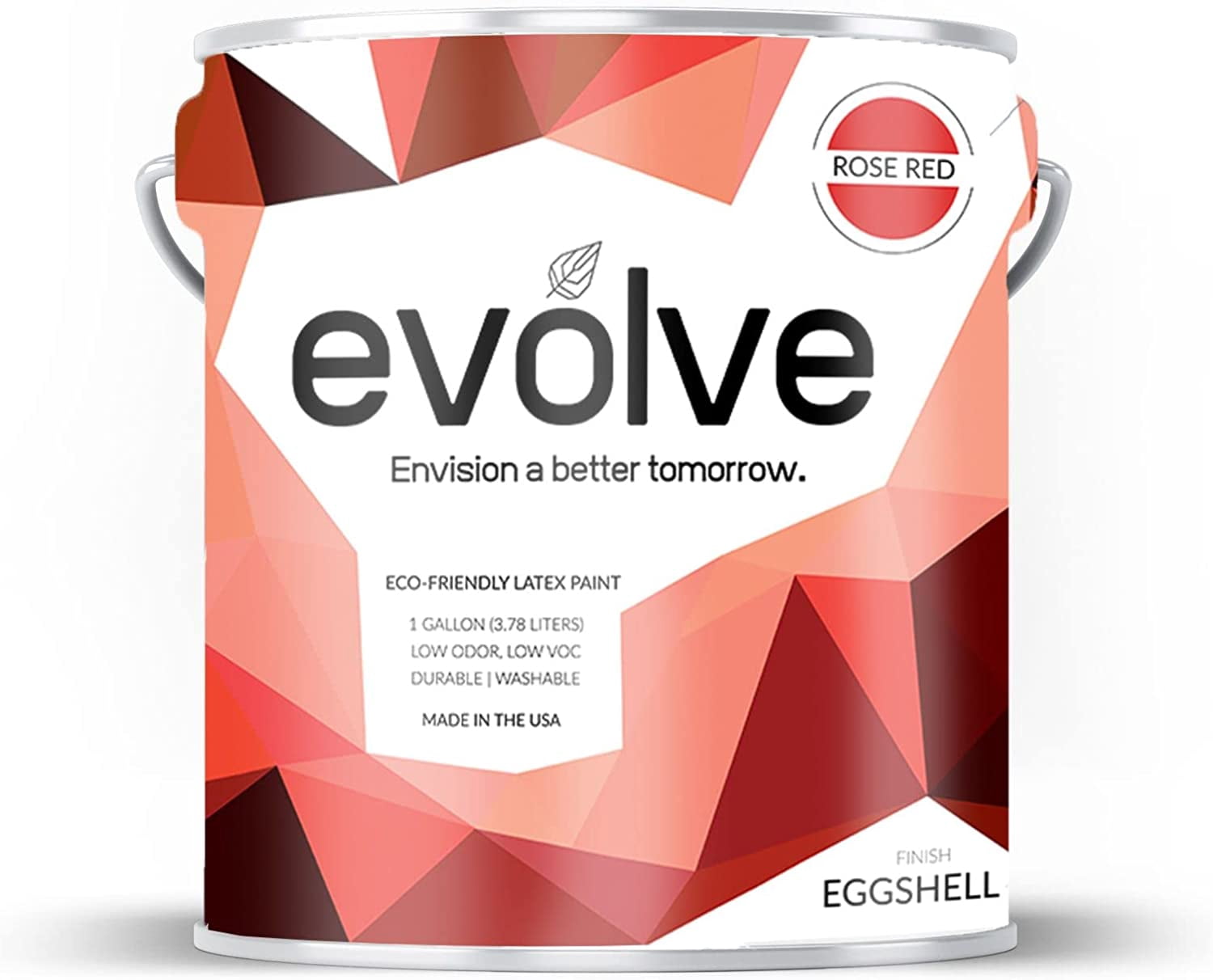 Evolve Interior Exterior Latex Eggshell Finish Rose Red (1G)