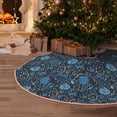 thumbnail image 5 of Sikiie Winter Blue Forest Deer Christmas Tree Skirt, Christmas Tree Decorations, Christmas Decor, Tree Mat Decoration(30-48IN)-30", 5 of 6