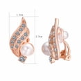 thumbnail image 2 of Yoursfs Clip on Pearl Earrings for Women Bridal Wedding Gold Plated and Pearl with Cubic Zirconia Clip Earrings Non Pierced Ear Jewelry, 2 of 6