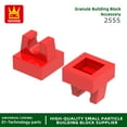 thumbnail image 3 of 476Pcs/Lot 2555 1x1 Top Clamp Building Blocks Moc Accessories Compatible with Technical Part Bricks Children Toys Gift Box 55.Aqua about 476pcs, 3 of 6