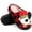 Bearwhite, variant on BERANMEY Christmas Slippers for Women and Men Black Red Plaid Santa Claus Pattern House Slippers with Plush Lining & Thick Sole Festive His & Hers Indoor Home Shoes