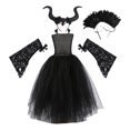 thumbnail image 2 of Disfraz Maléfica Halloween para Niñas Fiesta Carnaval Cosplay, 2 of 9