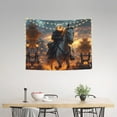 thumbnail image 3 of Halloween Tapestry Wall Hanging, Halloween Headless Horseman Ride Tapestry for Bedroom Aesthetic, Cute Tapestry Wall Decor, Halloween Decoration for Bedroom, Living Room, Indoor 29x37in, 3 of 7