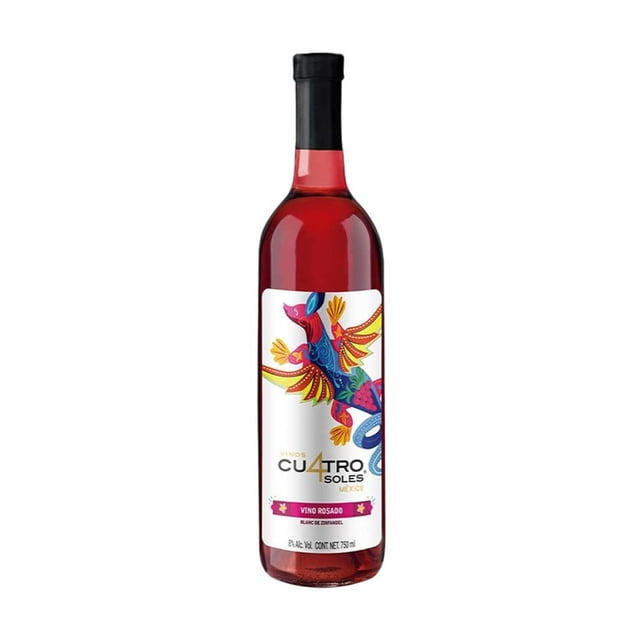 Vino Rosado Cuatro Soles blanc de zinfandel 750 ml