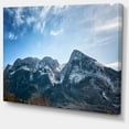 thumbnail image 2 of Winter Mountains with Sun Flare - Landscape Canvas Art Print, 2 of 3