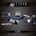 thumbnail image 2 of Attack Graphics Custom Fury Complete Bike Graphics Kit for Yamaha YZ250X 2024, 2 of 2
