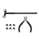 thumbnail image 4 of Kit de ajuste de arco compuesto para alineación de precisión, juego de alicates de punta de encastre de tiro con arco negro con regla en T y alicates de hebilla, 4 of 8