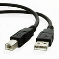 thumbnail image 1 of Câble Usb 10 Pieds pour Hp - Envy 4500 Imprimante Tout-en-un Sans Fil Prête pour le Réseau, Noir, 1 of 3