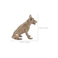 thumbnail image 2 of NUOLUX 2Ud Estatua De Perro De Con Para En Café, 2 of 6