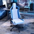 thumbnail image 6 of Gra Faux Leather Adjustable Gaming Chair, Blue, 6 of 8