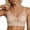 #0560-Beige, variant on Women's French Floral Embroidered Wireless Bra, Sheer Mesh Embroidery Trim, Soft Stretch Nylon Fabric, Smooth Demi Cup Lightly Lined for Daily Casual Gift