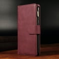 thumbnail image 1 of Premium Flip Zipper Wallet PU Leather Phone Case With Kickstand & Wrist Strap for Huawei P40 Pro Plus, P40, P30 Pro, P30 Lite, P20 Lite 2019, Mate 30 Lite Pro, Honor 20 Pro, 20i, 10i, 20 Lite, P, 1 of 5
