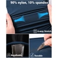 thumbnail image 5 of Mens Hiking Pants Lightweight Nylon Stretch Cargo Work Pants for Men Waterproof with Pockets, 5 of 7