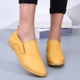 thumbnail image 3 of Aayomet Womens Casual Shoes with Arch Support Fashion Womens Breathable Lace Up Shoes Casual Shoes,Yellow 8.5, 3 of 5
